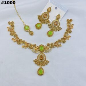 New Designer Round Set +Earings +Bindia