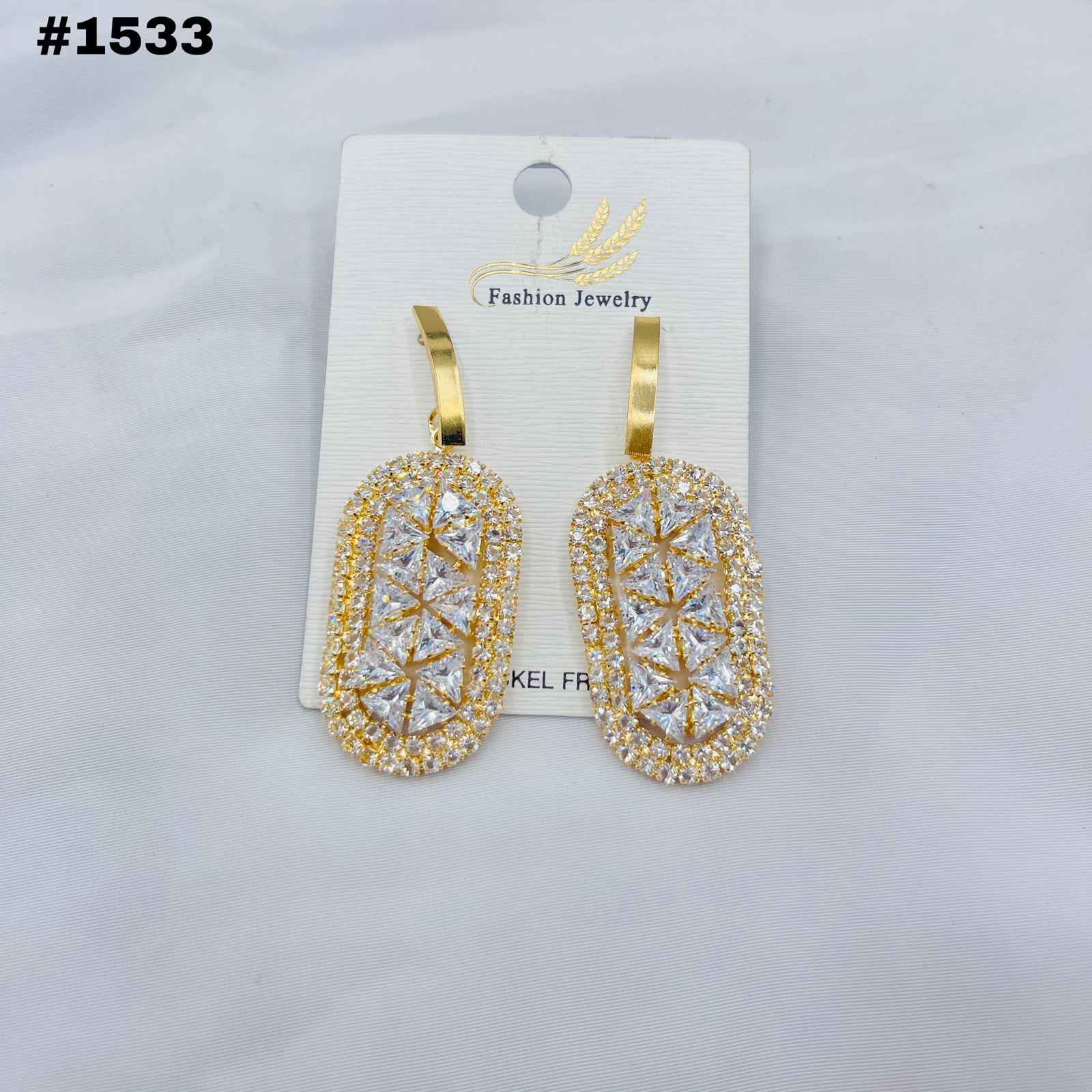 New American Diamond Zircon Earings