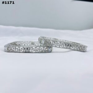 New American Diamond Zircon Two Piece Bangles