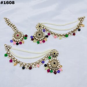 New Beautiful Designer Earings +Bindia