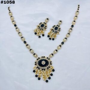 New Beautiful Designer Mala Set +Earings