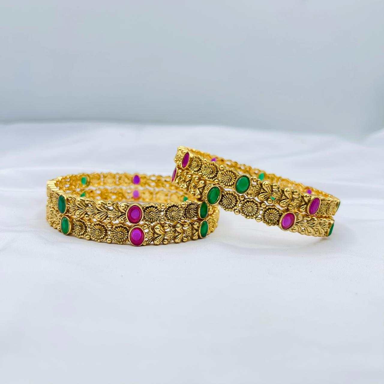 New Beautiful Rajwari Four Piece Bangles